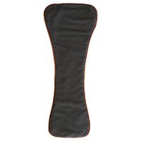 Teen/Adult Charcoal Bamboo Insert: for Incontinence Cloth Diapers 1-Pack (Snap-in Insert ONLY, Extended)