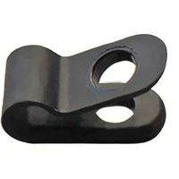 Cable Clamp, Nylon, 7/16 in, Blk, PK25