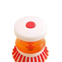 SANGAITIANFU 1 Pcs Creative Hydraulic Washing Pot Dishwashing Brush Automatic Adding Liquid Washing Pot Brush Convenient Kitchen Cleaning Brush Cleaning Tool