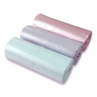 Small Trash Bags, Handle Tie Garbage Bags Colored Lnawieor Strong Rubbish Bags Wastebasket Liners for Home Kitchen Bathroom Office Car 90 Count