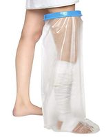 Leg Waterproof cast Cover, Adult Transparent Waterproof Leg/Foot Protector for Shower, 42 inches, Adult Long Legs
