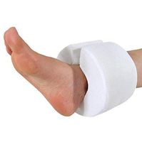 CARESHINE Foot Elevator Support Pillow Foam Leg Rest Cushion Pillow Relieve Foot Pressure Ankle Pillow for Sleeping for Relieve Foot Pressure（White, 2 Pack）