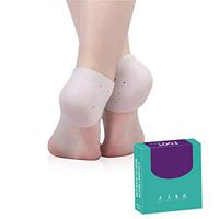 Plantar Fasciitis Treatment, Heel Pain Relief Protectors Foot Inserts for Achilles Tendonitis Tendon, Spurs, Fascia Support, Sore Feet, Bruised Foot Cracked Heels 1 Pair