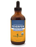 Herb Pharm Certified Organic Feverfew Liquid Extract for Minor Pain Support - 4 Ounce