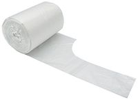 Feiupe 2 Gallon Handle Clear Small Trash Bag Garbage Bag Trash Can Liner (100 Bags(2 Gallon))