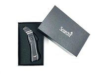 Scorch Torch Refillable Single Jet Flame Butane Torch Cigarette Cigar Lighter Black Color