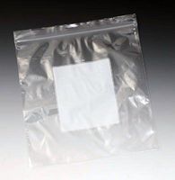 10-9/16" x 11" Write-On Reclosable Freezer Poly Bags in a Dispenser Box (2 mil) (250 Bags) - AB-277-153W