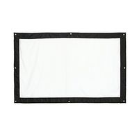 Zerone Projection Screen 16:9 HD Foldable Anti-crease Portable Projector Movies Screen for Home Theater Outdoor Indoor Support Double Sided Projection(150inch)