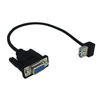 NancyYU USB 2.0 A Female to RS232 DB9 Female Serial Cable Adapter Converter Built with FTDI Chipset Reliable adapters