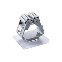 1 Pc Mop and Broom Holder Mop Organizer Garden Storage Rack Kitchen Tool Hanger Folding Rack Metal Tools Behind Doors/On Walls (Grey)