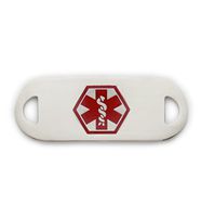 Medical Alert Stainless ID TAG for Bracelet - Epilepsy/Seizures