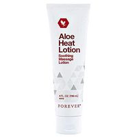 Aloe Heat Lotion Soothing Massage Lotion 4 fl. oz. (118 ml) By Forever (1 X Lotion)