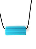 chubuddy Rolla Chew - A Fidget & Chewing Pendant Necklace (Blue)