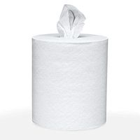 Scott 01032 Roll-Control Center-Pull Towels, 8 x 12, White, 700/Roll, 6 Rolls/Carton