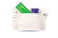 10 Pack 5" x 2.5" x 1.5" Child Proof Zipper Small Cannabis Pharmacy Exit Bag