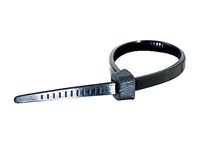 Joy Fish cable tie 4" 18 lb test black, 100 pcs per pack