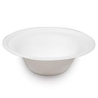 Sugarcane Bagasse Compostable Eco-Friendly Biodegradable 8 Oz Bowls - Heavy Duty Microwave Safe | Durable and Multipurpose Bowls For Appetizers, Birthdays and Parties (125 Pack)