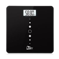 Uten Digital Body Scale, Bathroom Weight with Step-On Technology, Backlight Display, Round Corner Design and 8MM Glass, 440lb/200kg Capacity