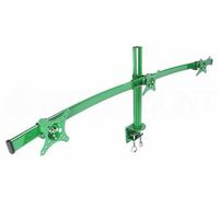 MonMount LCD-2230G Green Curved Triple LCD Monitor Arm Mount