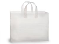 Reusable Frosted Clear Bags - Vogue Clear Frosted Plastic Bags Bulk 3 mil Hd Plastic 16x6x12" (250 Bags Per Pack) - Wraps-BVFRP