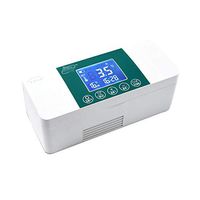 Xyanzi Mini Fridge Insulin Cooler,Car Refrigerator Keeps Diabetes Medication Cool and Insulated Portable for Cooling Drug Small Refrigerator Travel Case (Color : Green)