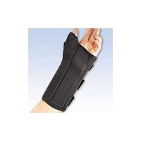 Fla 22-4611SBLK Pro Lite Wrist Splint With Abducted Thumb for Left44; Black44; Extra Small