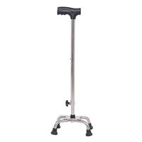 Crutches - Old Man Crutches Four Corners Lightweight Telescopic Handcuffs Solid Wood Non-Slip Elderly Stainless Steel Walking Sticks