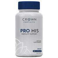 Crown Fertility PRO HIS Male Fertility Supplement to Increase Conception and Fertility Support by Helping Aid Sperm Count and Quality - 120 Capsules (30-Day Supply)- Packaging May Vary