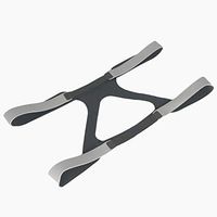 Universal CPAP Headgear, Hersvin Replacement Headband Straps Compatible with Most Nasal, Full-Face Sleep Apnea Masks of Respironics, Resmed, Resmart (Light Grey)
