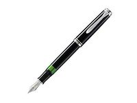 Pelikan Souveran 405 Black/Silver Fine Point Fountain Pen - 924415