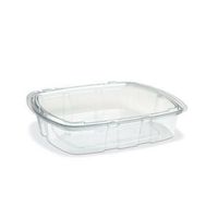 Placon Crystal Seal H/L Tamper-Evident Container, 35 oz, Clear | 140/Case