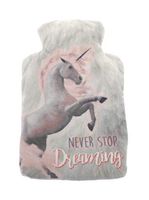 Snugg Warmers Microwave Heat Wheat Pack with Plush Fun Fleece Unicorn Cover by Beam Feature