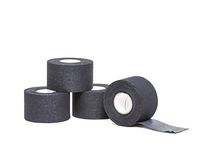 HealiT Easy Rip™ 1.5 Inch Performance Athletic Foam Prewrap - Professional Sports Pre Wrap Athletic Tape - Perfect for Taping Wrist & Ankles - Provides Amazing Knee Support - Black - 4 Pack