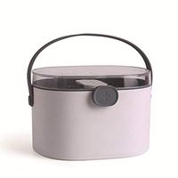 JUSTMOO Plastic First Aid Kit Medical Box Large Storage Box for Medicine Organizer Medicine Chest Emergency Container Home Medical Kit (Color : White)