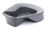 Pontoon Bedpan Graphite Holds 1600mL of Fluid - 1 Count