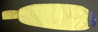 22" Long Kevlar Twill Sleeve, Knit Wrist, Thumb Hole, 11 3/4" Blue/Gold Elastic