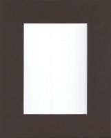 18x24 Dark Chocolate Brown Picture Mats Bevel Cut for 12x18 Pictures