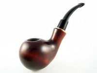 Fashion Tobacco Smoking Pipe "BALL" Pear Root Wood Handcrafted. Designed for Pipe Smokers