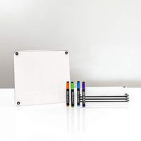 mcSquares Collaboration Tablets 4-Pack | Premium, Templated, Hand-Held, Stackable, Portable, Mobile, Personal Dry-Erase Boards