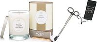 KOBO Warm Embers Pure Soy Candle & Gute Wick Cutter (2 Piece Bundle)
