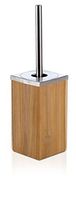 MV Teak Wood Bathroom Standing Toilet Brush Bowl Holder Cleaner Set