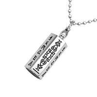 Tribe Buddha Om Mani Padme Hum Pendant Prayer Keepsake Urn Necklace Jewelry Prom Woman Pretty Beautiful Bright Stylish For gift Simple Lovely Jewerly Women