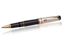 Aurora Optima - Silver Solid Cap Rollerball Pen - AU-977