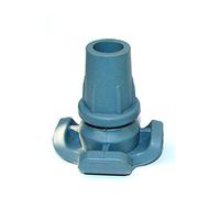 Crutch Tips 360 Degree Swing Large Replacement, Non Slip Anti Skid Durable High-performance Pole Cane Pad, 7/8 Inch (Gray Color)