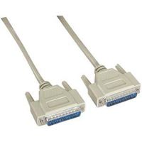 15Ft DB25 M/M Serial Cable 25C Straight