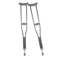 Walkers Lxn Thicken Stainless Steel Axilla Crutches, Adjustable Height Non-Slip Wear Resistant Adult 1 Pair