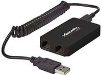 XtremPro 3-Port USB Powered 10/100Mbps Ethernet RJ45 Network Switch Hub - Black (61024)