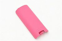 Replacement Battery Back Cover Case Door Sell Lid For Nintendo Wii Remote Controller （Pink）