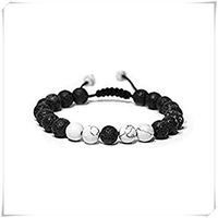 Cool jewelry Banana Bucket Adjustable Calm Lava Stone Diffuser Bracelet,grounding, Natural, Essential Oils, self Confidence, Holistic, Aromatherapy.