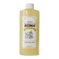Lemon Oil with Beeswax Wood Furniture Polish and Conditioner. Feed, Protect and Restore Heirlooms, 8 oz.